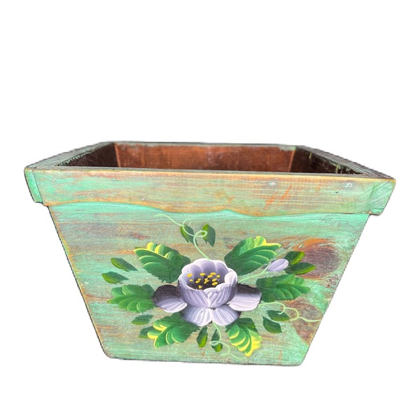 Source Unknown Other - Wooden rustic flower box